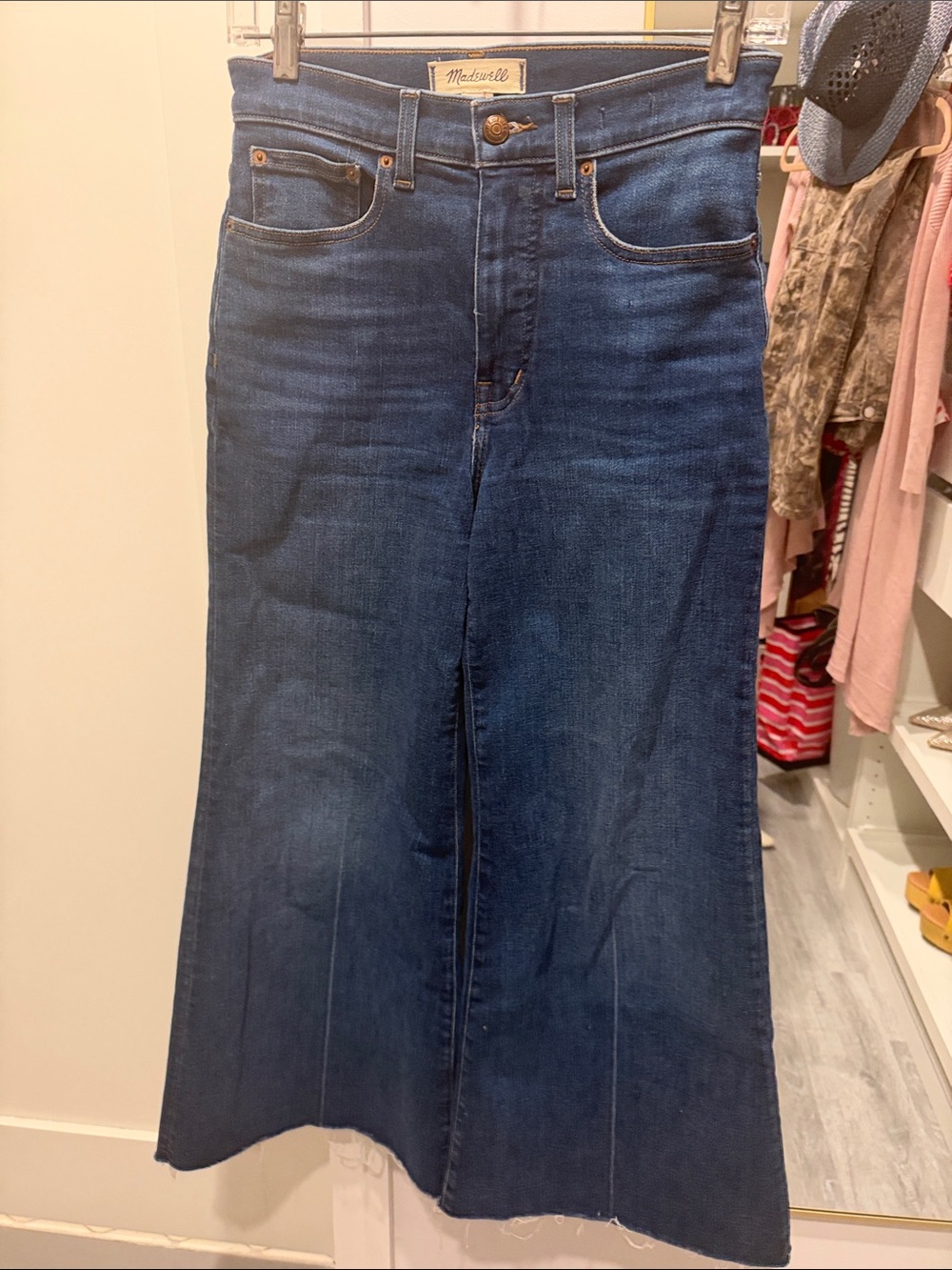 Madewell Indigo High-Rise Wide-Leg Jeans